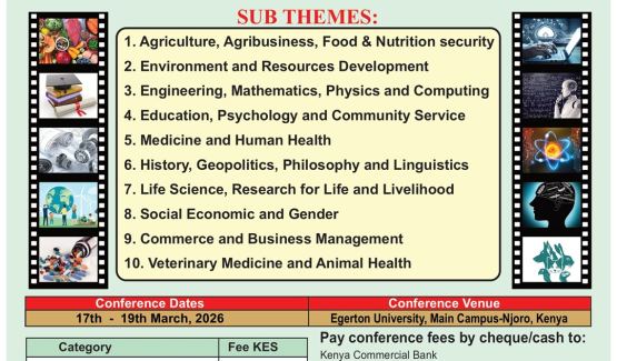 Egerton University 16th International Conference